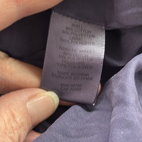 Rebecca Taylor Purple Matelasse Textured V-Neck Sleeveless Dress Size 2 - Picture 7 of 9